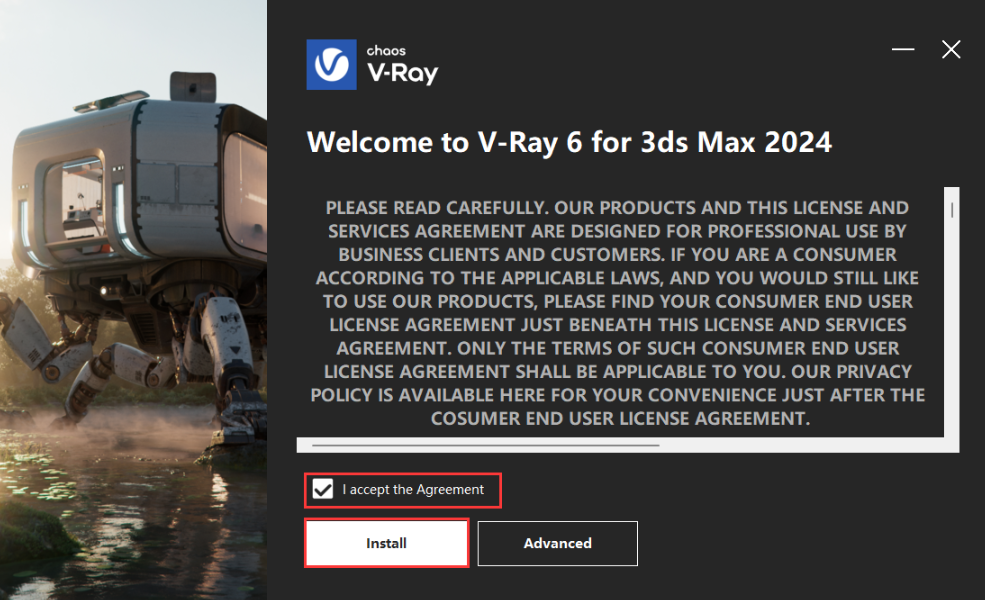 VR6.2渲染器VRay6.2002 For max 2019-2024正式版破解补丁安装教程