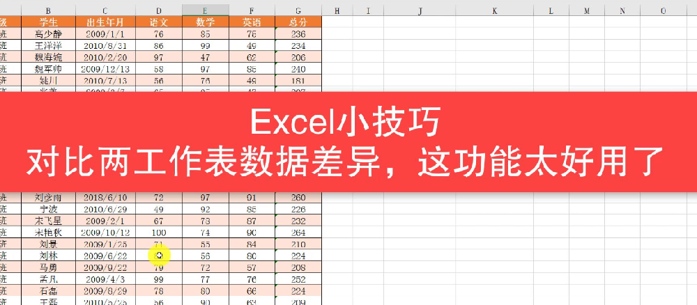 Excel比较工具,简单易用，适合小白！