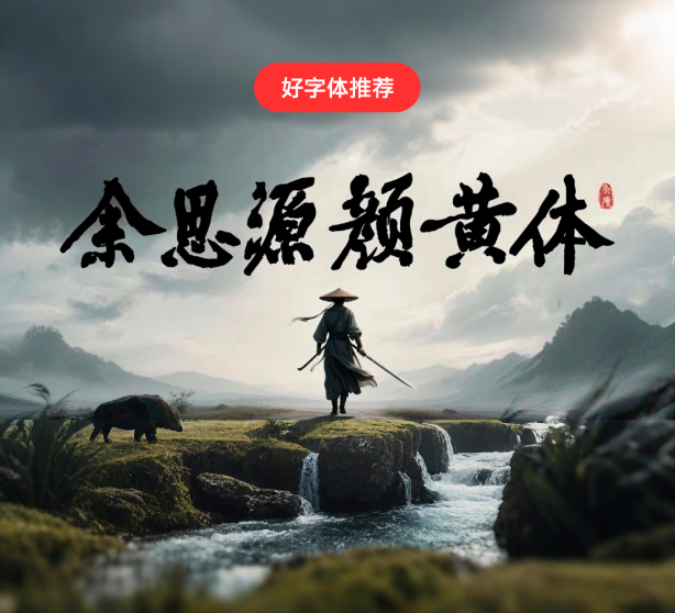 免费商用！颜黄融合行楷字体适配性封神