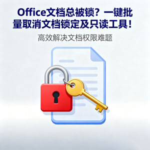 绝了！一键批量搞定 Office 文档锁定只读难题！
