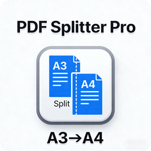 炸裂！PDF Splitter Pro 一键将 A3 PDF 切割成 A4！