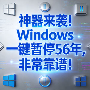 神器来袭！Windows 一键暂停56年，非常靠谱！