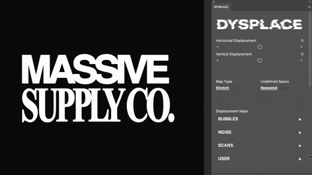 PS汉化插件｜Dysplace 1.1.0 来了，一键贴图位移，优化图层编辑，简单高效！