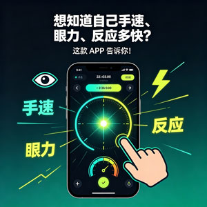 想知道自己手速、眼力、反应多快？这款 APP 告诉你！